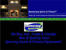 Tablet Screenshot of boomerangsportsandfitness.com